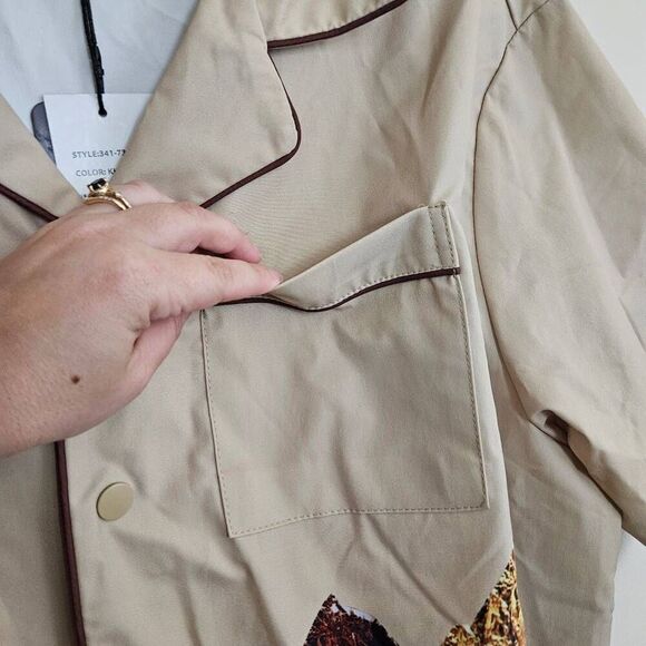 NWT Ringspun Mountain Button Down Shirt - Picture 3 of 7